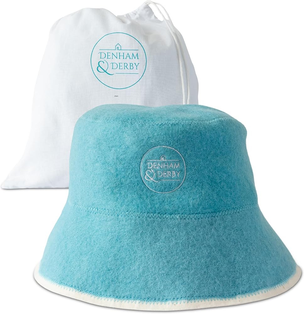 Stylish Sauna Hat for Women and Men - Wool Sauna Hat with Bag - Eco-Friendly Insulating Hats for ... | Amazon (US)