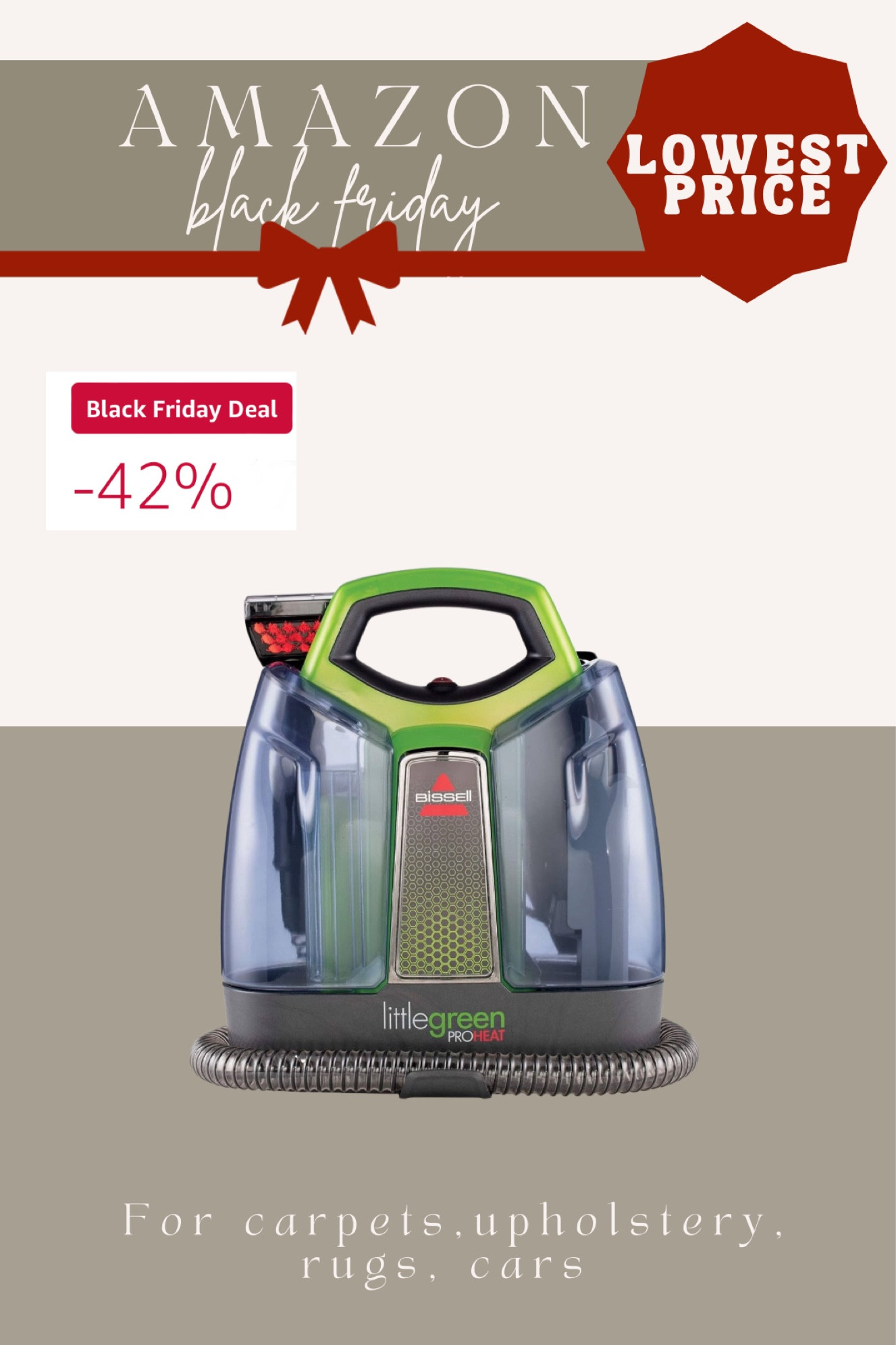 Black Friday sale
Bissel little green
Carpet cleaner
Amazon home

#LTKCyberWeek #LTKsalealert #LTKfindsunder100