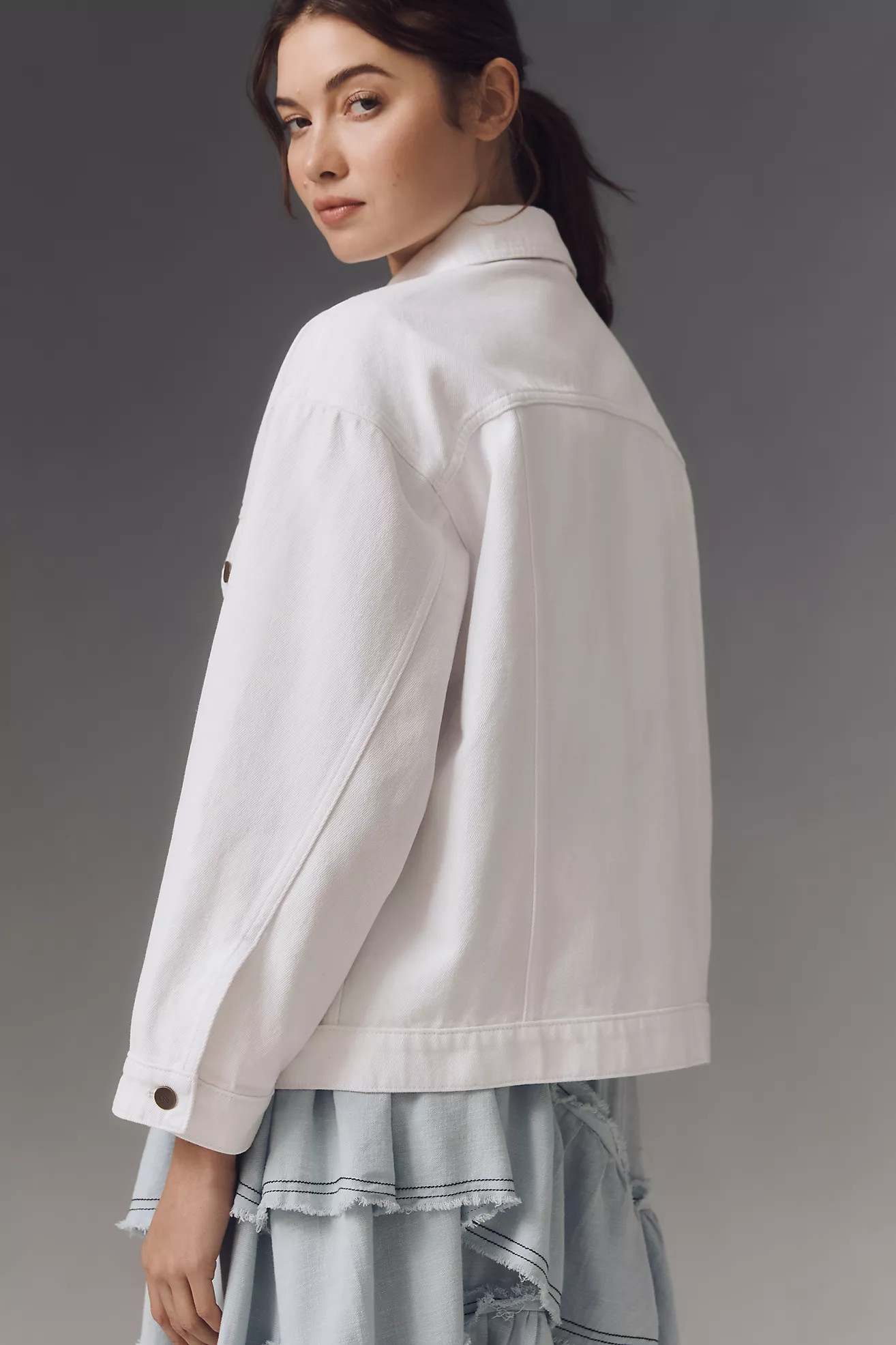 The Weston Denim Boyfriend Jacket by Pilcro | Anthropologie (US)