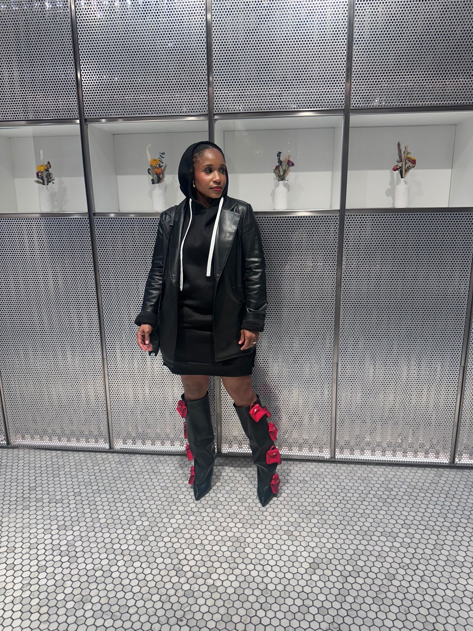 I wanted a look that had a WOW factor and these boots definitely did just that…. I love when an idea comes together 👌🏾

#statementboots #winterstyle 

#LTKSeasonal #LTKgrwm #LTKootd