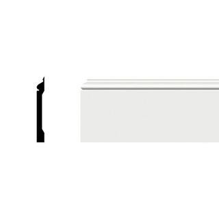 5 in. x 1/2 in. x 96 in. Speed Base Moulding, PVC | The Home Depot