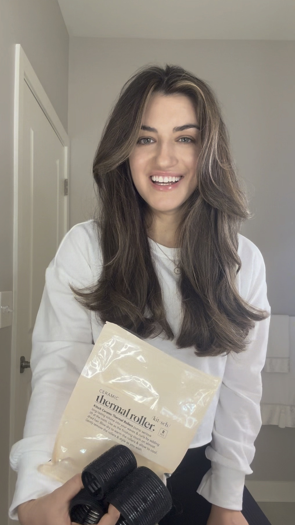 I wish I woke up with hair like this! I’ve linked all the tools and products I used to achieve this look! I used two packs of the kitsch rollers!

#LTKbeauty #LTKVideo #LTKstyletip