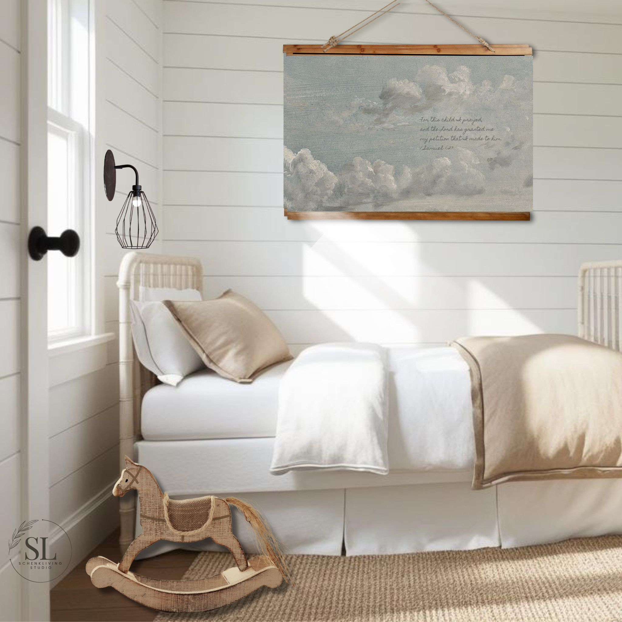 Vintage Cloud Painting with Scripture - For this Child I prayed... 

Perfect for the nursery or your child's bedroom  

 #LTKbaby #LTKmaternity #LTKkids