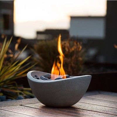 Wave Table Top Fire Bowl - Gray - Terra Flame | Target