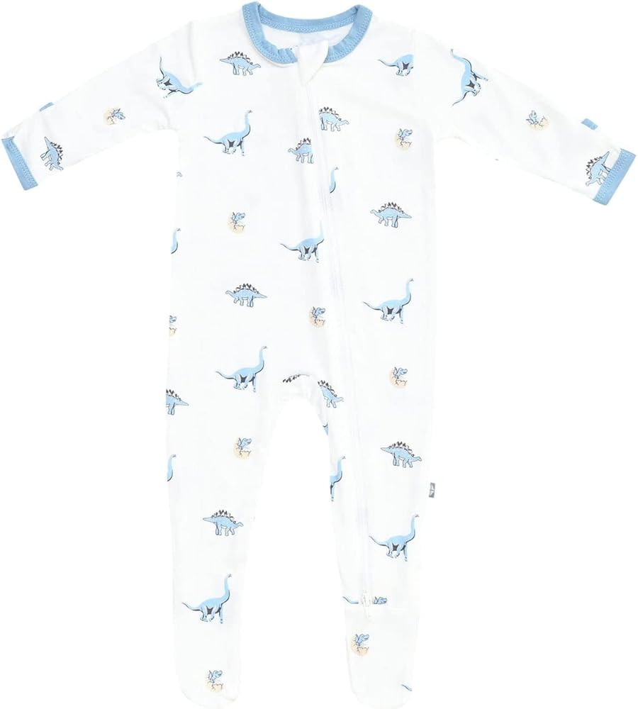KYTE BABY Unisex Zipper Closure Footies, Rayon Made From Bamboo, 0-24 Months | Amazon (US)