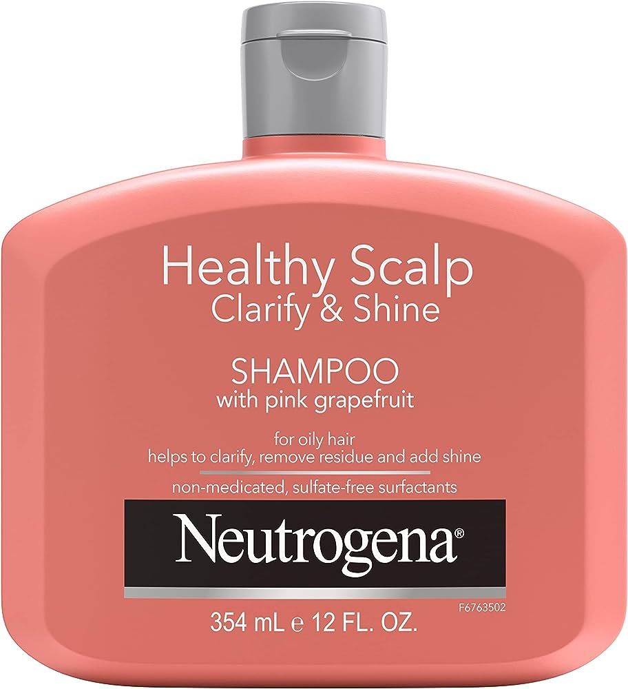 Neutrogena Exfoliating Healthy Scalp Clarify & Shine Shampoo for Oily Hair and Scalp, Anti-Residu... | Amazon (US)