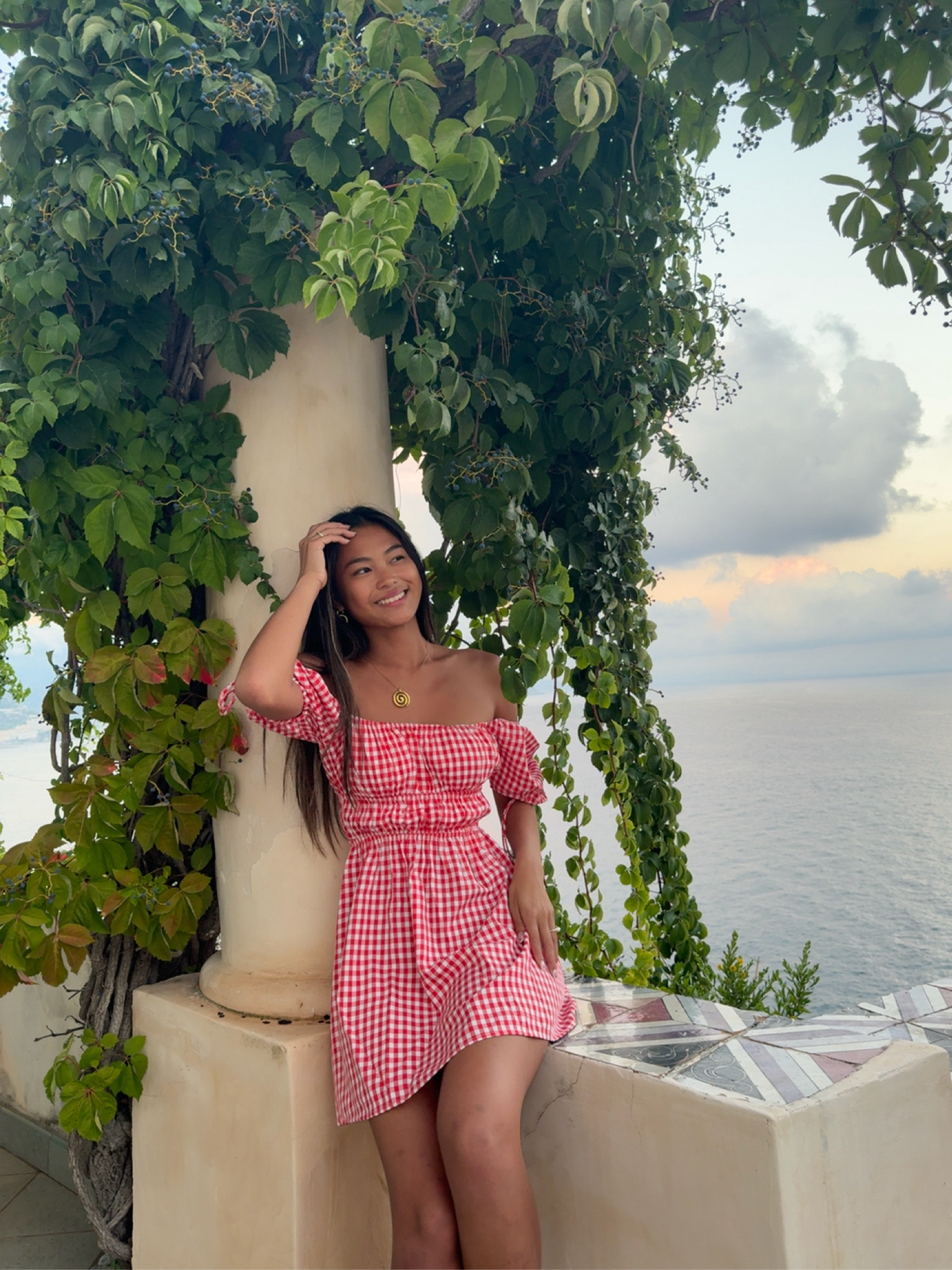 plaid dress, red outfit ideas, italy ootd, mini dress, red gingham pattern, off the shoulder dress, size AU 6

#LTKParties #LTKHoliday #LTKSeasonal