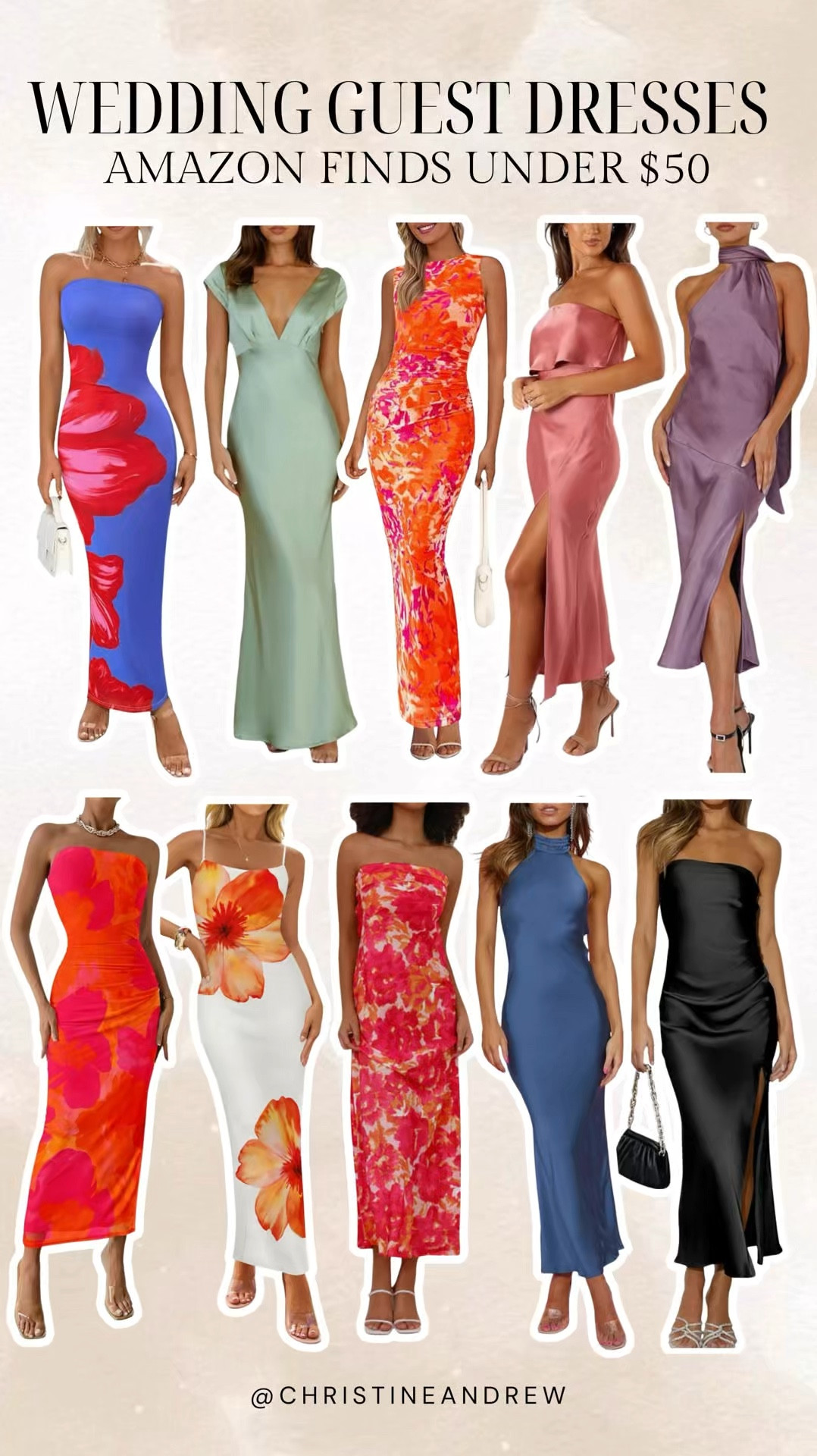 Amazon wedding guest dresses - under $50 each 〰️

Wedding guest dress, spring wedding, formal dress, gala dress, spring dress 

#LTKWatchNow #LTKFindsUnder50 #LTKWedding