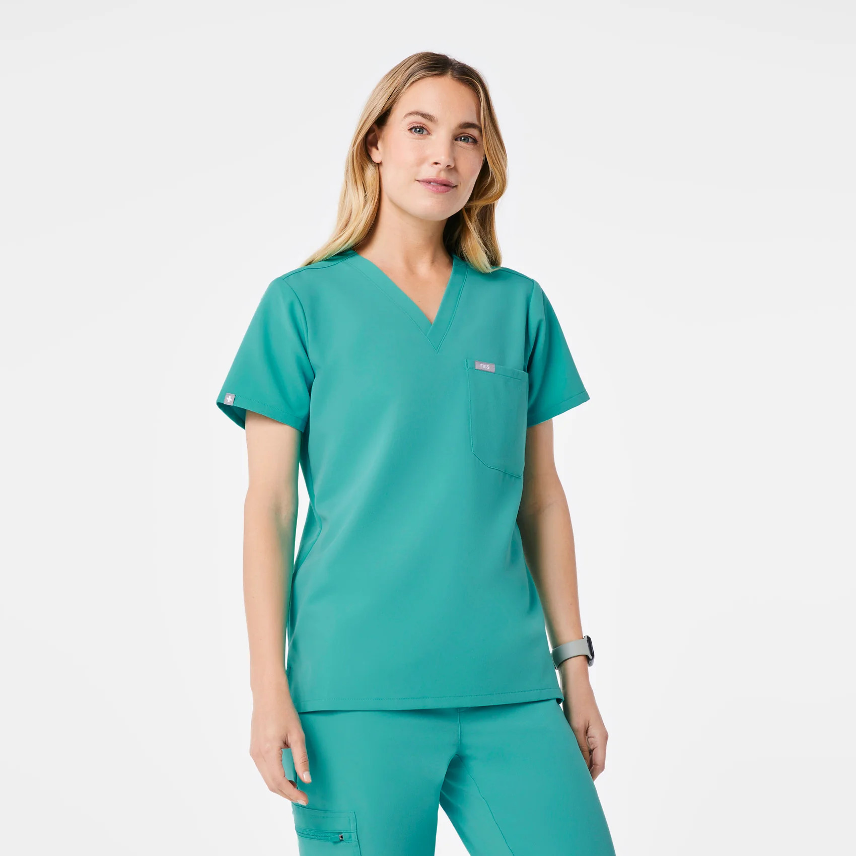 Women's Catarina One-Pocket Scrub Top™ - Oasis · FIGS | FIGS