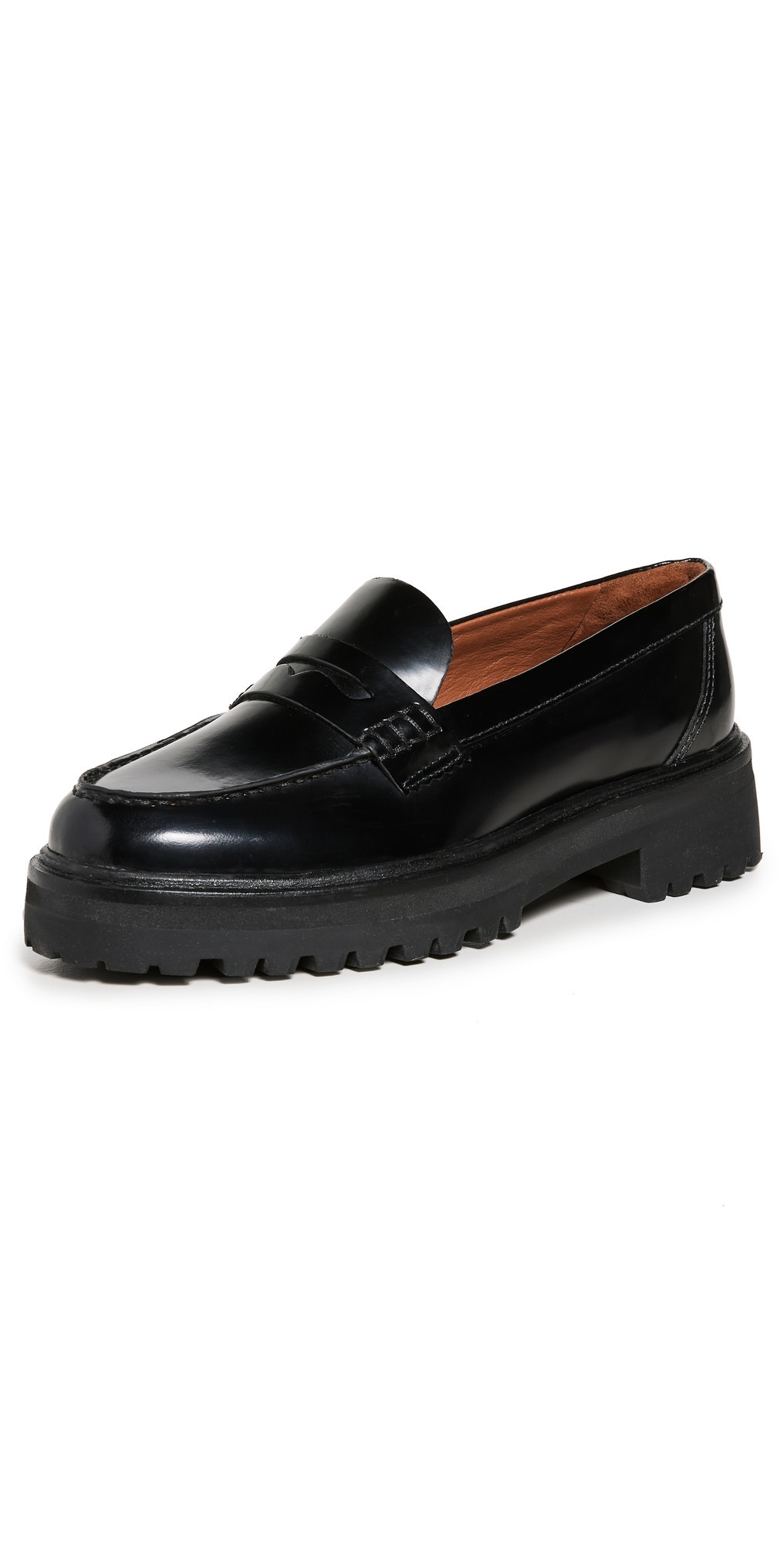 Reformation Agathea Chunky Loafers Black 8 | Shopbop