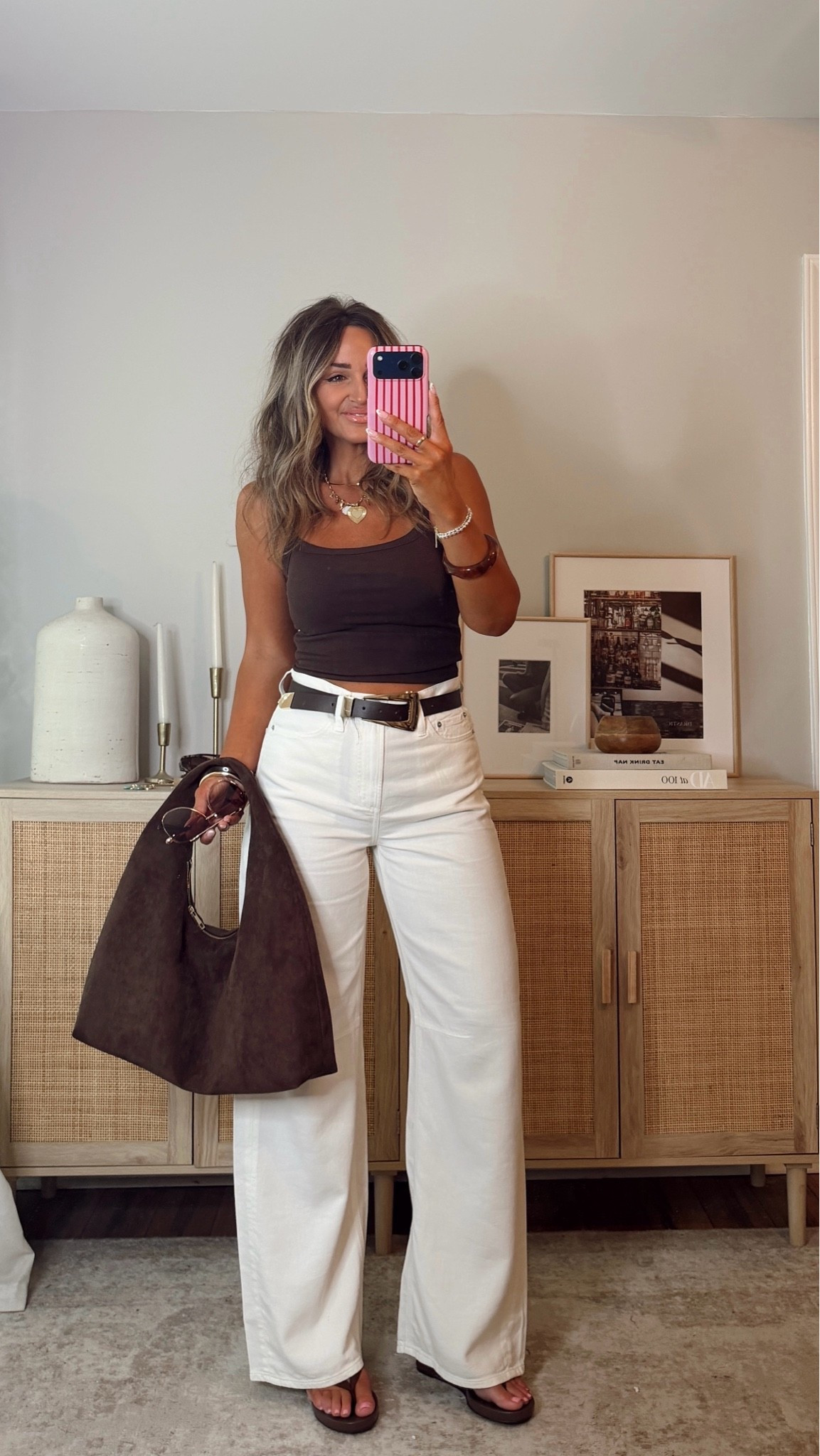 summer must have— a good pair of white jeans! these are so good! they’re a linen denim material, so soft and lightweight! these run big, i went by the size chart and reviews and ordered a 25 and they fit great! for accessories use code LEANN35 for 35% off at vici! amazon fashion, denim style, summer outfit @Pistola Denim

#LTKootd