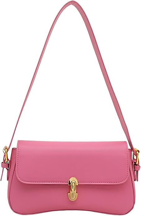 Small Handbags for Women Vegan Leather Shoulder Purses Flap Underarm Hobo Bags with Adjustable St... | Amazon (US)