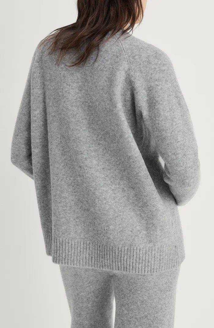 MANGO Crewneck Raglan Sleeve Sweater | Nordstrom | Nordstrom