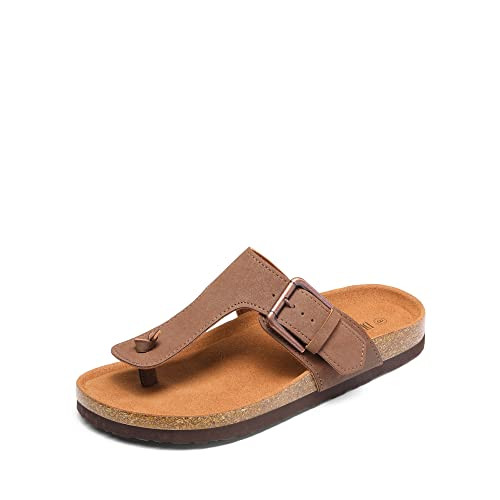 DREAM PAIRS Women's Comfort Slip-on Arch Support Orthotic Flip Flops, Summer Cute T-Strap Flat Th... | Amazon (US)