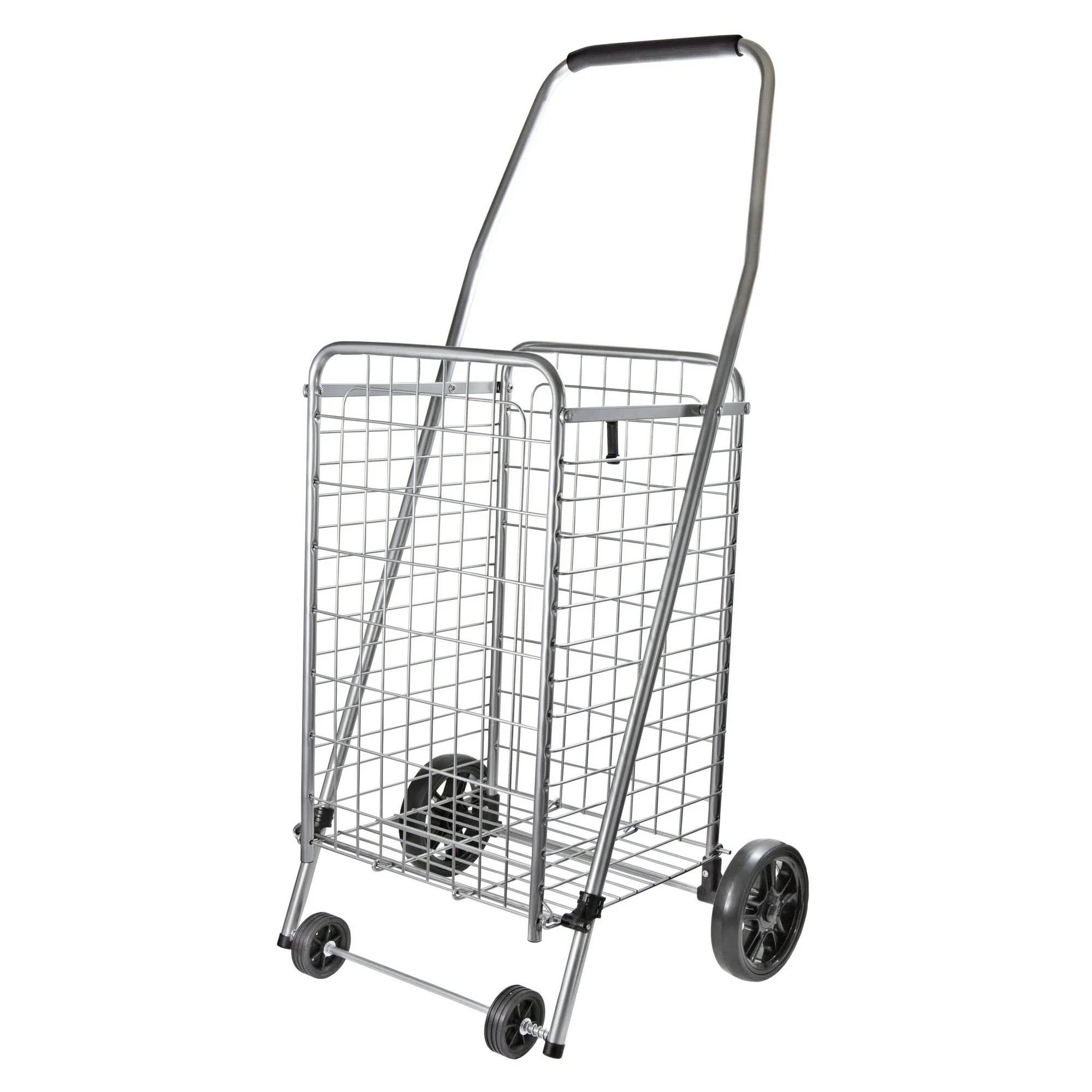 Helping Hand Pop 'n Shop Folding Cart with Pop on Wheels and Foam Handle | Walmart (US)