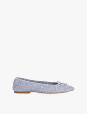 Heat Woven Suede Ballet Flats | Selfridges