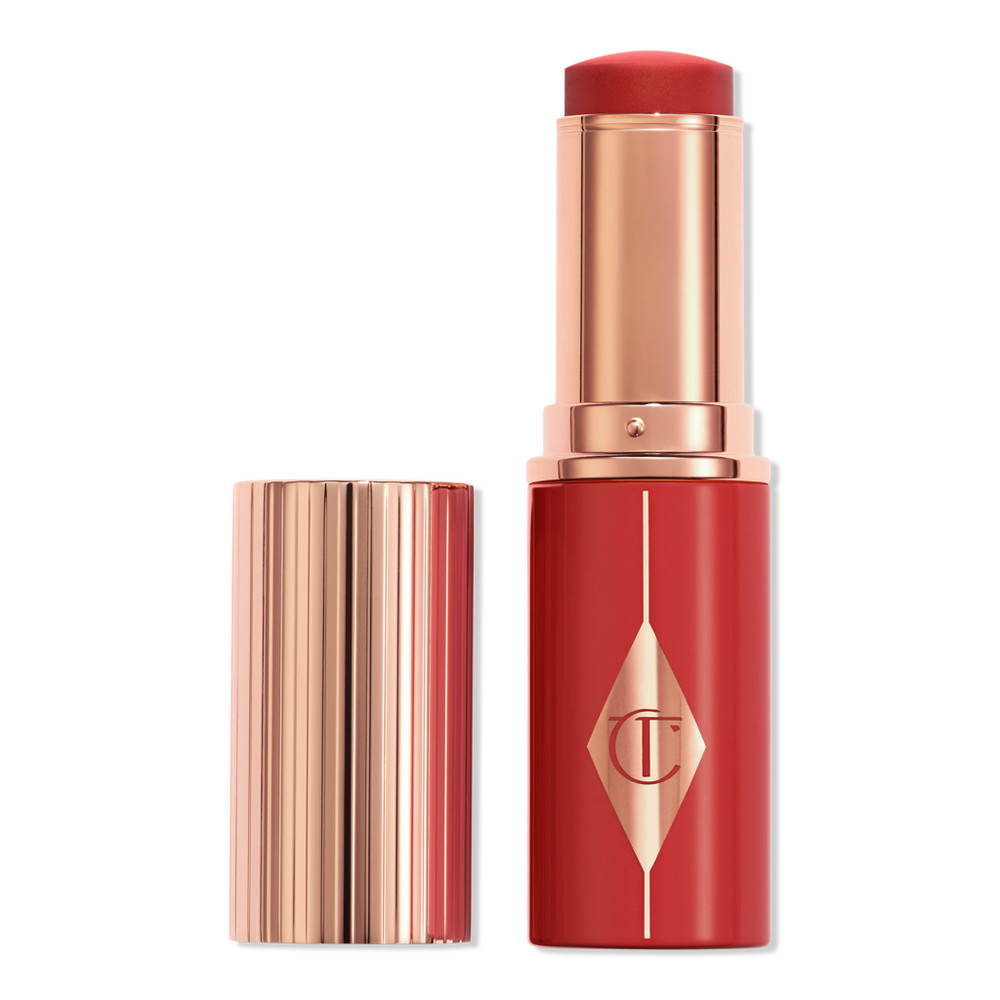 Charlotte Tilbury Unreal Lip + Cheek Glow Blush Stick - Cherry Glow | Ulta