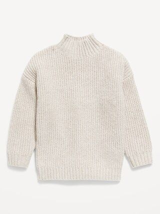 Mock-Neck Cocoon Sweater for Toddler Girls | Old Navy (CA)