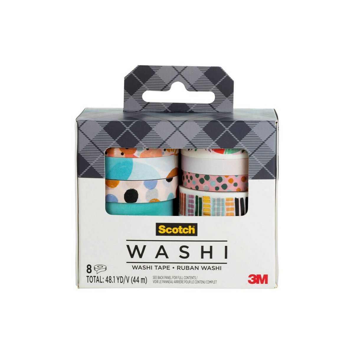 Scotch 8pk Expressions Washi Tape Abstract Modern | Target