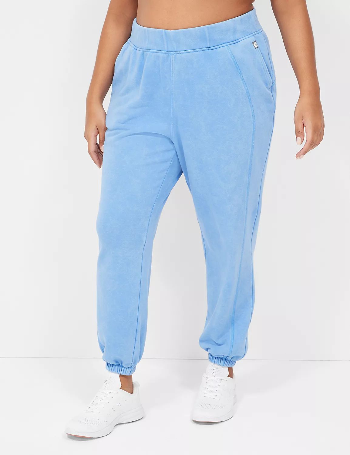 LIVI Washed French Terry Jogger | LaneBryant | Lane Bryant (US)