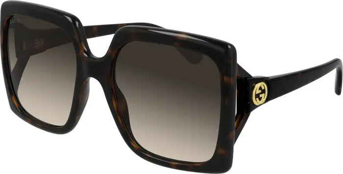 Gucci 60mm Gradient Square Sunglasses | Nordstrom | Nordstrom