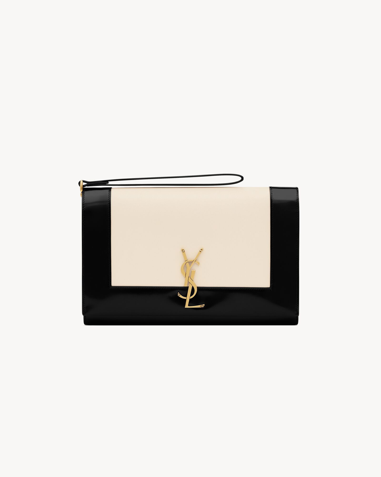 CASSANDRE flap pouch in lambskin and brushed leather | Saint Laurent Inc. (Global)