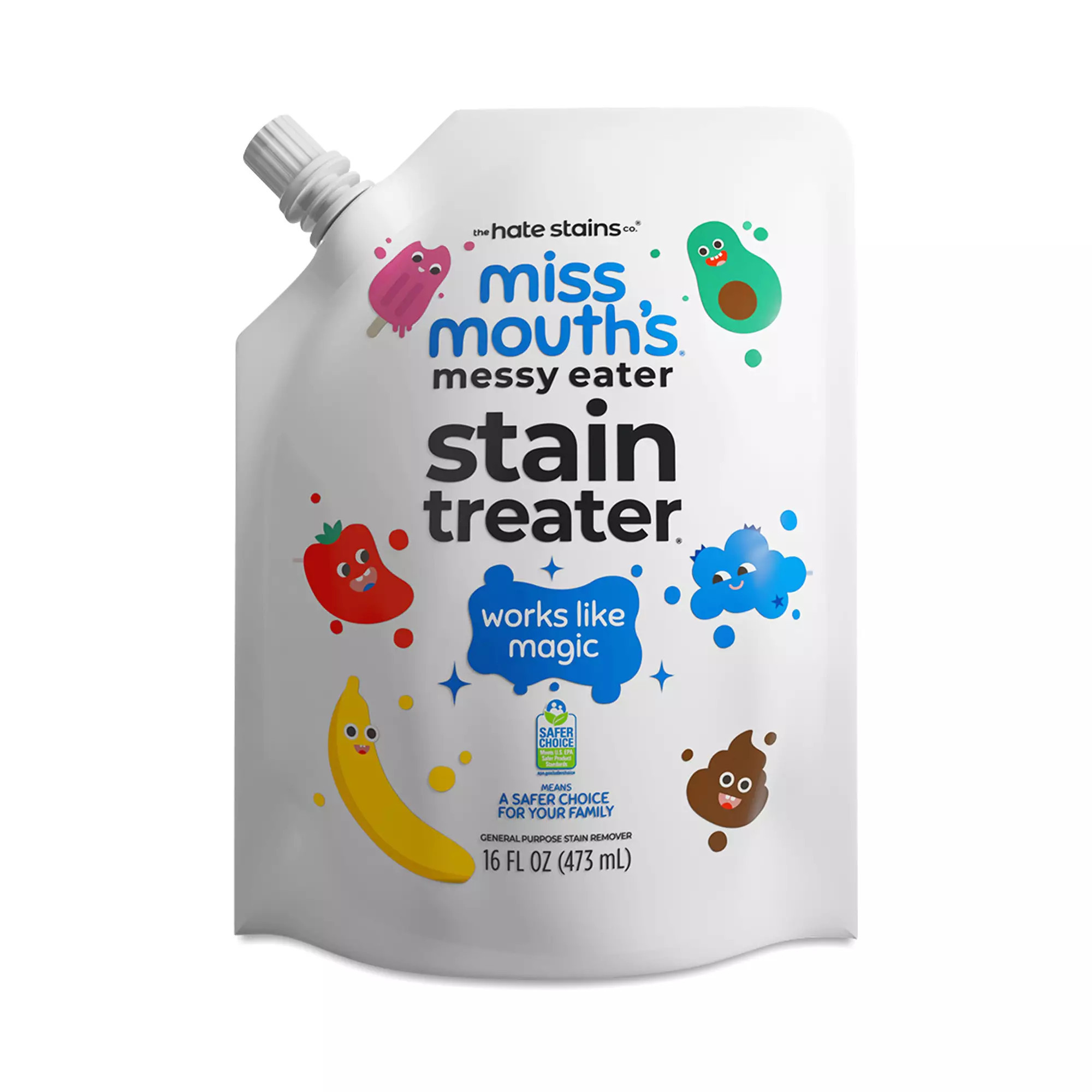 Miss Mouth's Messy Eater Stain Treater Refill 16 fl oz pouch | Thrive Market