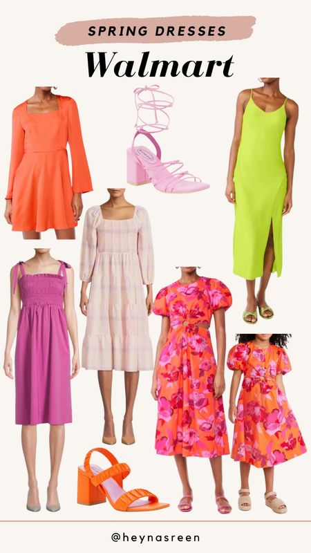 Walmart spring dresses and heels 

#LTKshoecrush #LTKunder50