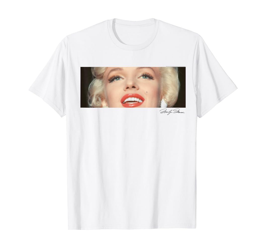Marilyn Monroe Marilyn Gaze Autograph T-Shirt | Amazon (US)