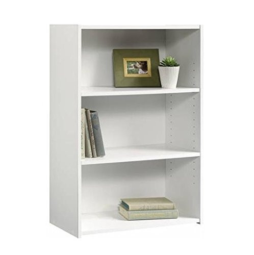 Sauder Beginnings 3-Shelf Bookcase, Soft White | Amazon (US)