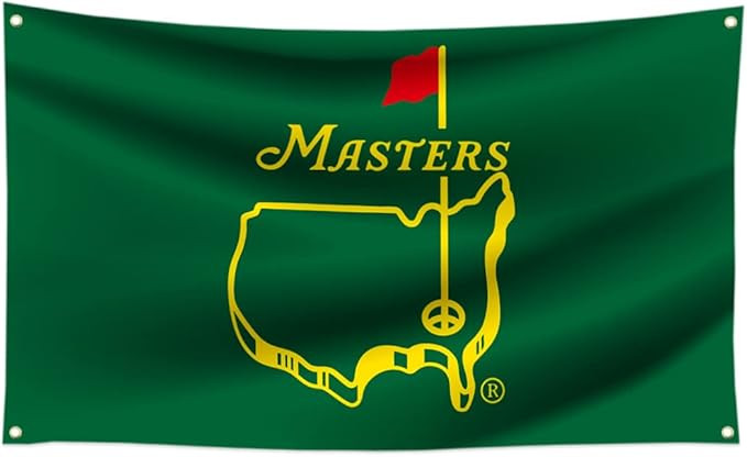 3x5 Ft Masters Golf Banner Flag College Dorm Man Cave Home Bedroon Wall Decoration 100% Polyester... | Amazon (US)