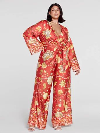 Ivette Floral Print Jumpsuit - Fashion To Figure | Fashion To Figure