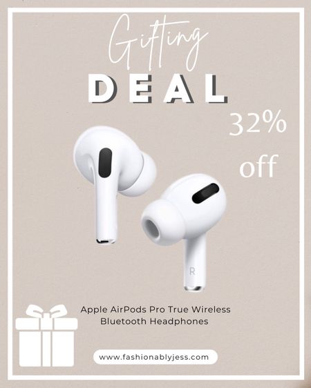 Absolutely great deal on these Air Pod pros! Now 32% off makes it a great gift idea for those who love listening to music or working out! 

#LTKsalealert #LTKHoliday #LTKGiftGuide