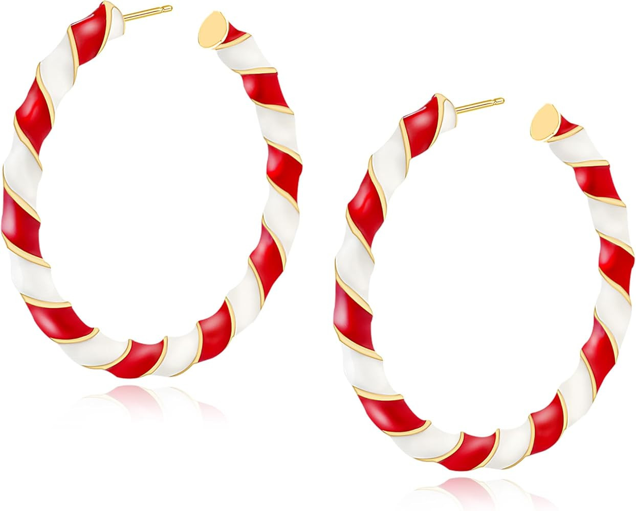 SmileBelle New Years Earrings for Women, Candy Earrings Santa Earings as Holiday Jewelry, Christm... | Amazon (US)