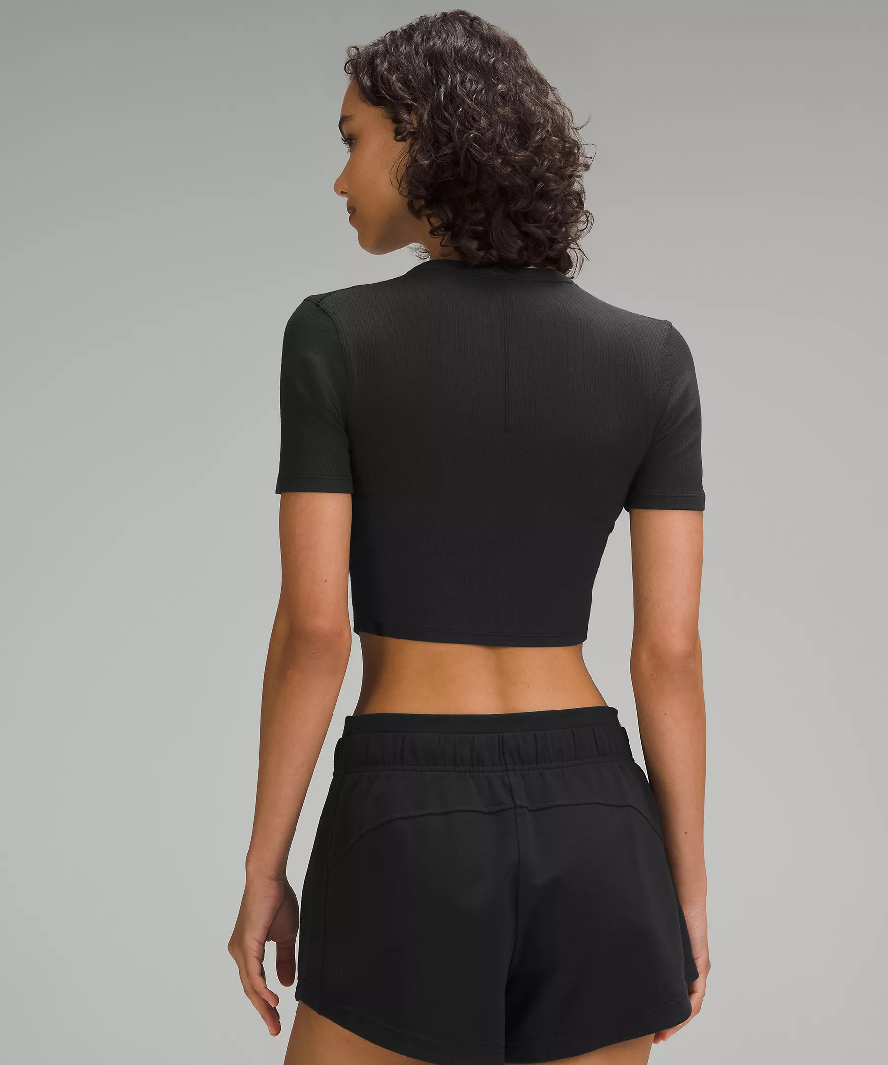 Hold Tight Straight-Hem Cropped T-Shirt | Lululemon (US)