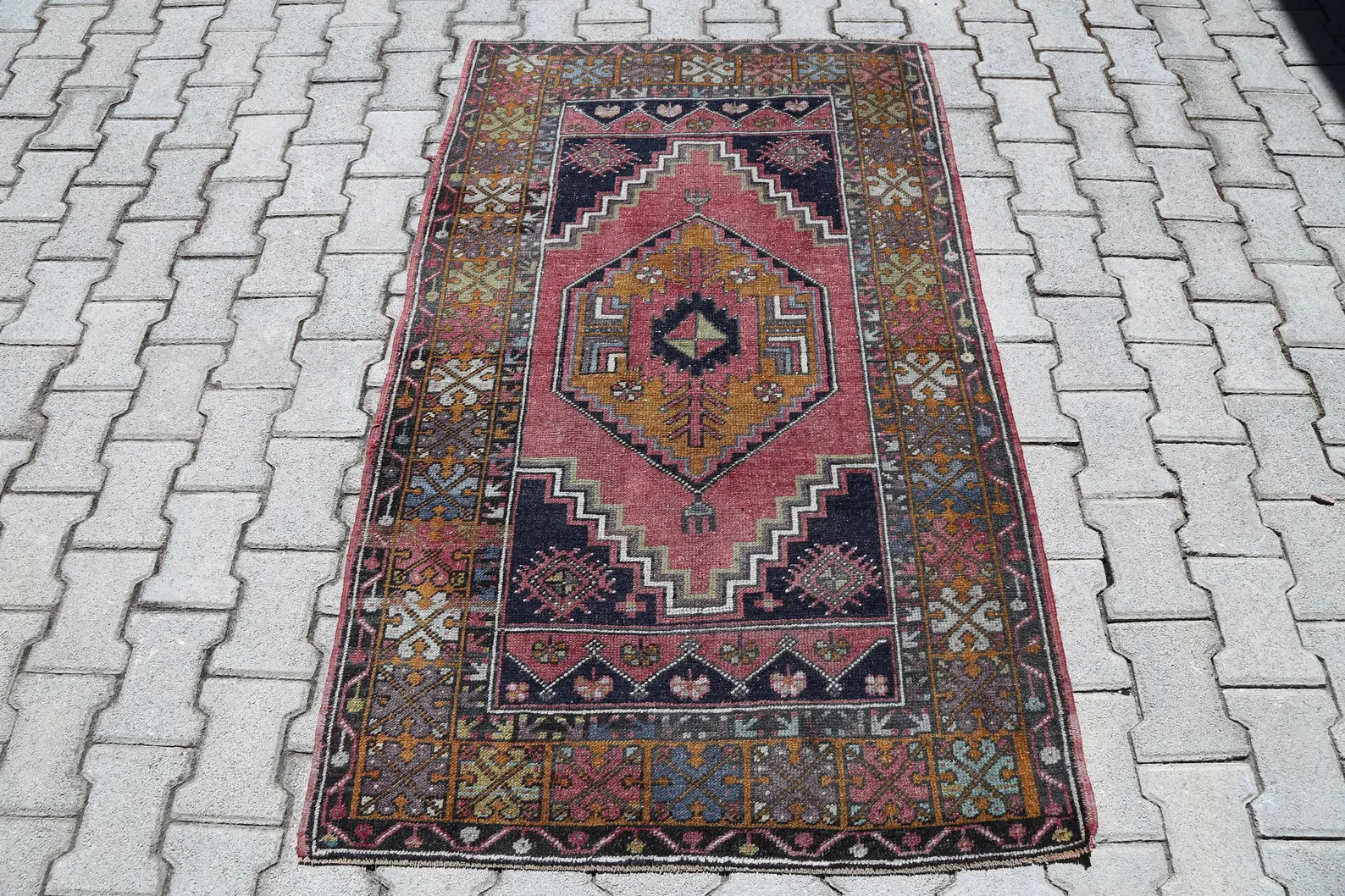 3x5 Rug, Turkish Rug 3x5, 3x5 Vintage Rug, Anatolian Rug, Eclectic Rug, Decor Rug,bath Mat,oushak... | Etsy (US)