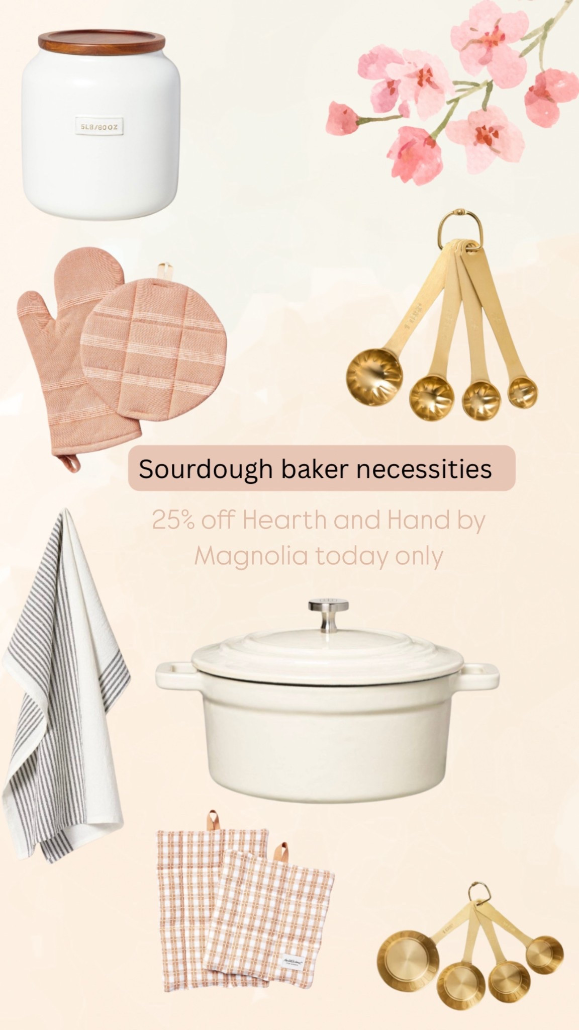 25% off Hearth and Hand with Magnolia items for the Target Circle sale today only and these are the perfect sourdough baker necessitates ✨

#LTKSeasonal #LTKHome #LTKFindsUnder50
