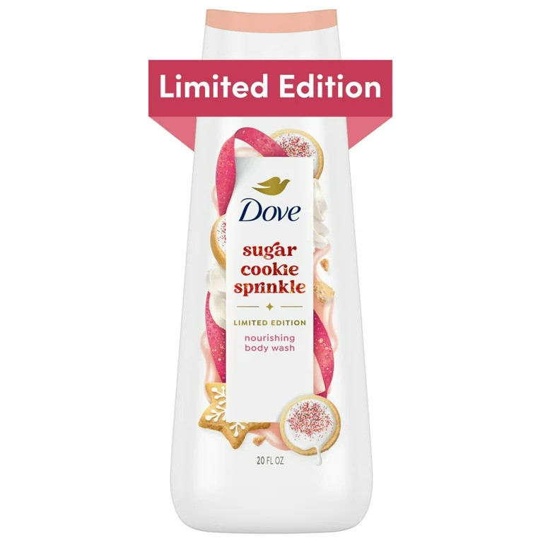 Dove Limited Edition Holiday Treats Body Wash Sugar Cookie Sprinkle, 20 oz | Walmart (US)