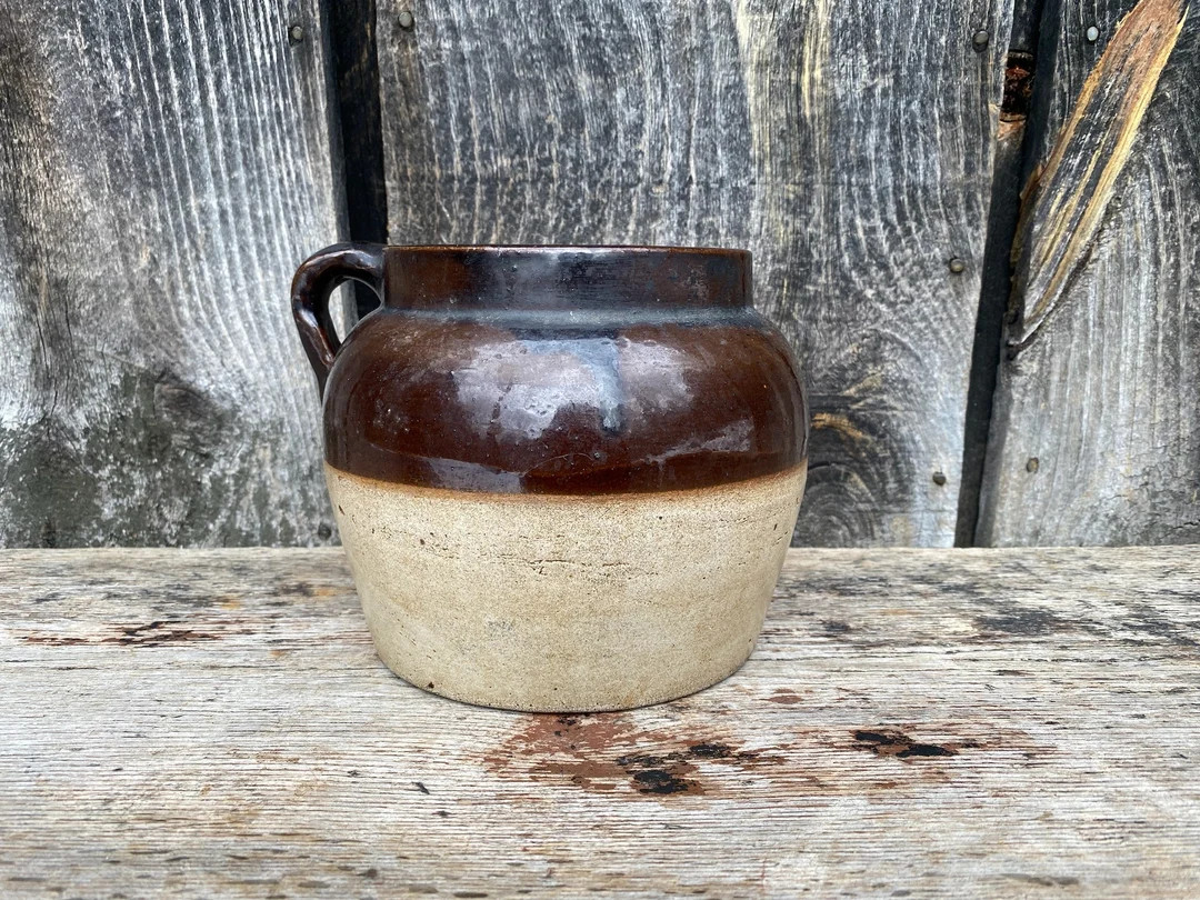 Bean Stockpot -- Antique Bean Stockpot -- Antique Stoneware -- Bean Stockpot -- Stoneware -- Vint... | Etsy (US)