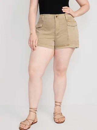 Mid-Rise Cargo Shorts for Women -- 3.5-inch inseam | Old Navy (US)