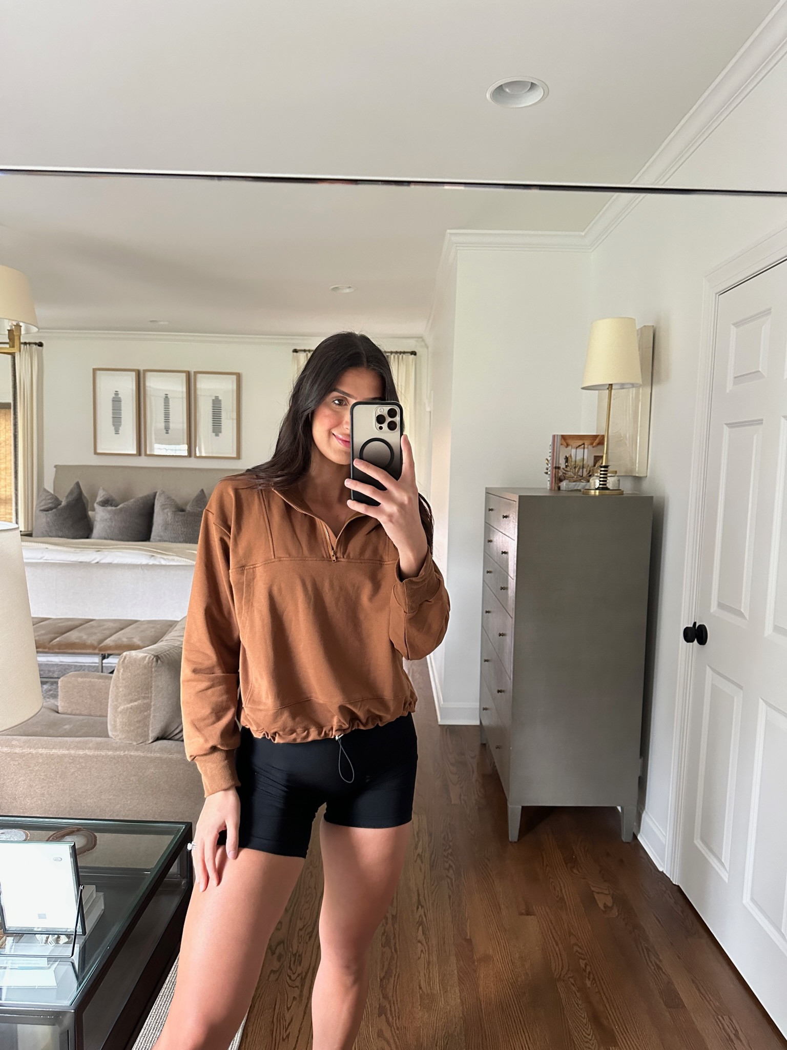 Amazon loungewear - Amazon athlesiure - biker shorts - workout shorts - pullover - workout outfit - loungewear outfit - errand style - crop pull over - sinched waist pullover

#LTKstyletip #LTKSeasonal #LTKfit