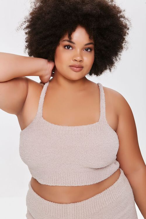 Plus Size Sweater-Knit Crop Top | Forever 21 (US)