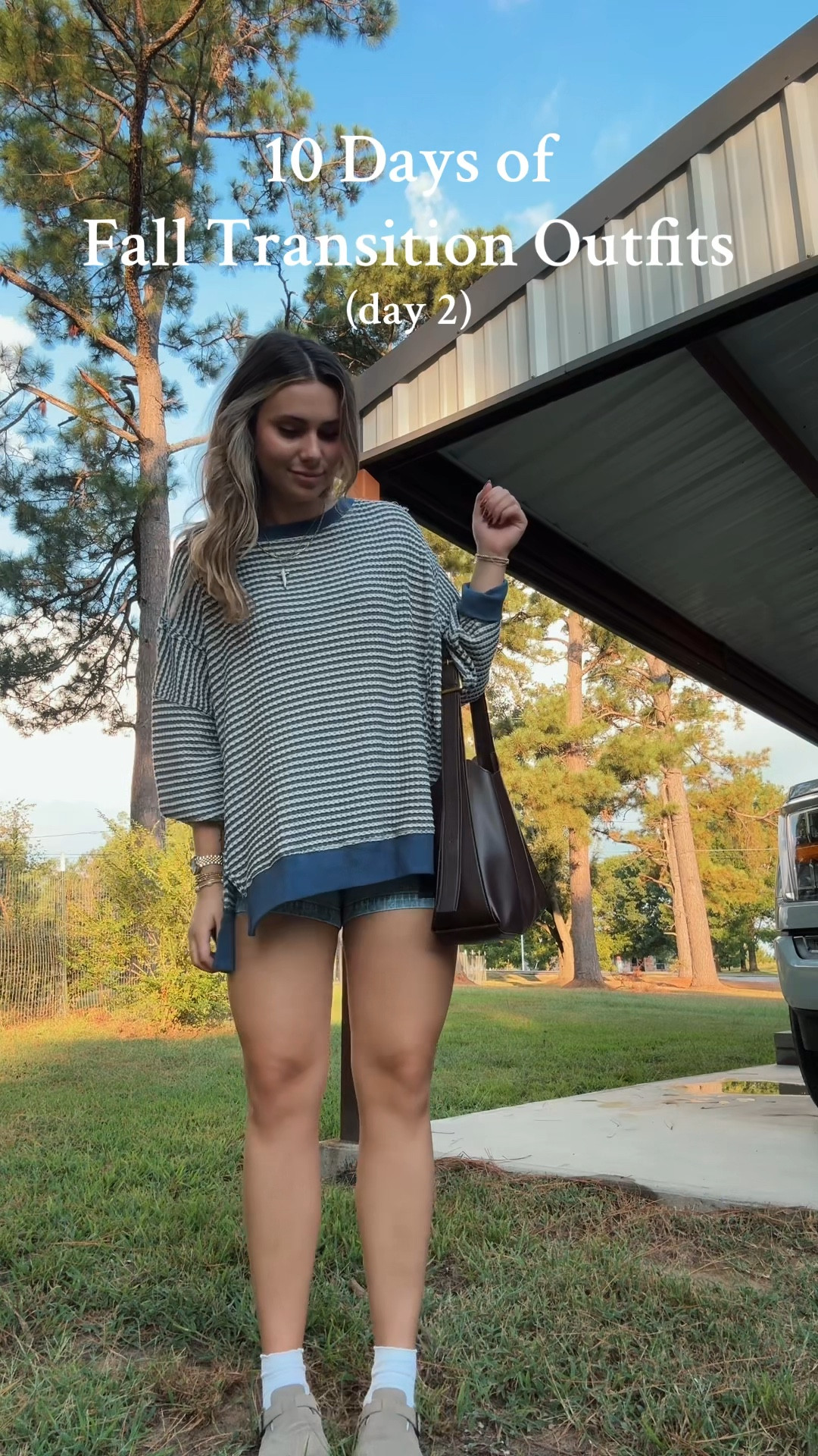 Fall transition outfit day 2!!🫐🤍🥥

#LTKSeasonal #LTKFallSale #LTKBacktoSchool