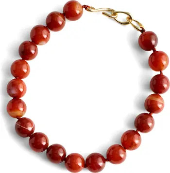 Madewell Semiprecious Stone Oversize Beaded Choker Necklace | Nordstrom | Nordstrom