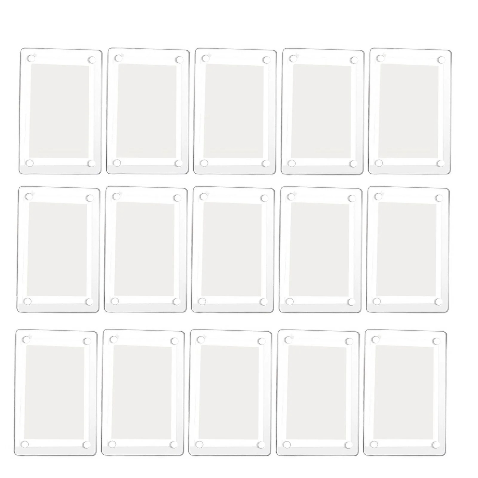 15 Pcs Acrylic Fridge Magnetic Frame Mini Double Sided Refrigerator Magnet Picture Frame Clear Fr... | Walmart (CA)