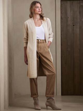 Long Textured Duster | Banana Republic Factory