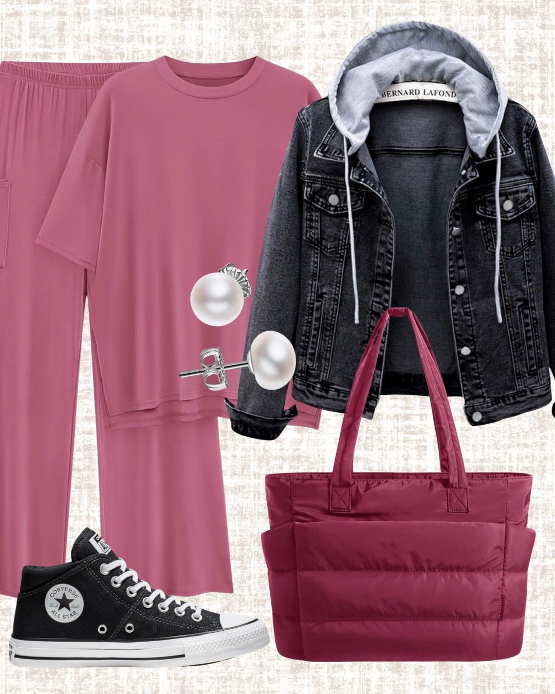 Teacher
SLPA
Mom
Casual
Cozy
Travel
Black denim
Tote bag
Converse
Pearls
Set
Sets
Outfit ideas
Pink
Black


#LTKMidsize #LTKmomlife #LTKootd