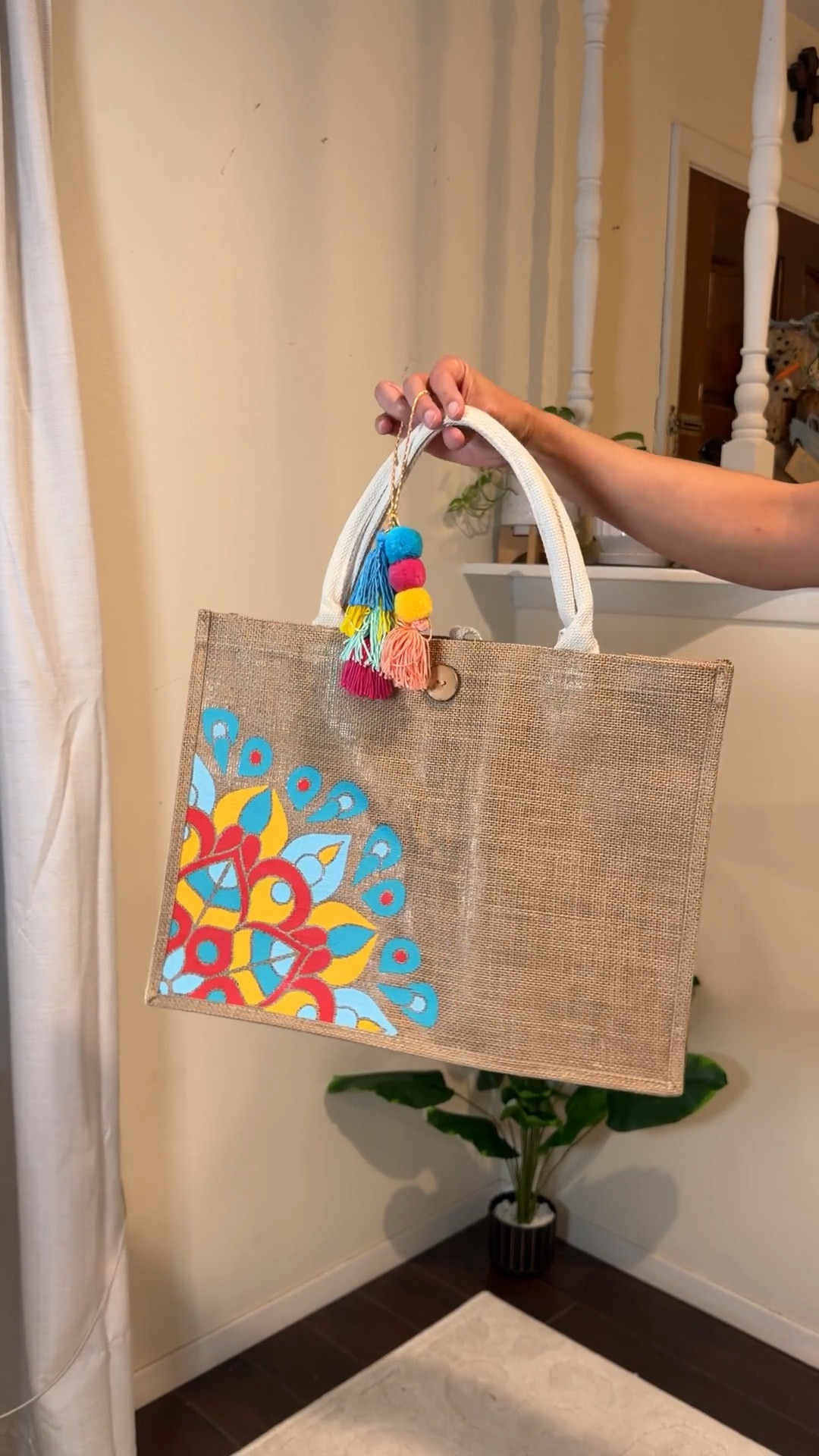 Beach days are better with a cute bag ☀️ This burlap beach tote with the colorful details and tassel is such a fun one for spring and summer. It fits all the essentials and adds the perfect little pop to any beach, pool, or vacation look.

#BeachBag #SummerStyle #VacationFinds

#LTKOver40 #LTKTravel #LTKSeasonal
