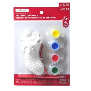 3D Ceramic Stocking Ornament Kit by Creatology™ Christmas | Michaels Stores
