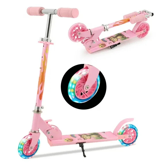 TENBOOM Scooter for Kids Ages 3-10 - Kids Kick Scooters with Led Light Up Wheels & 3 Levels Adjus... | Walmart (US)